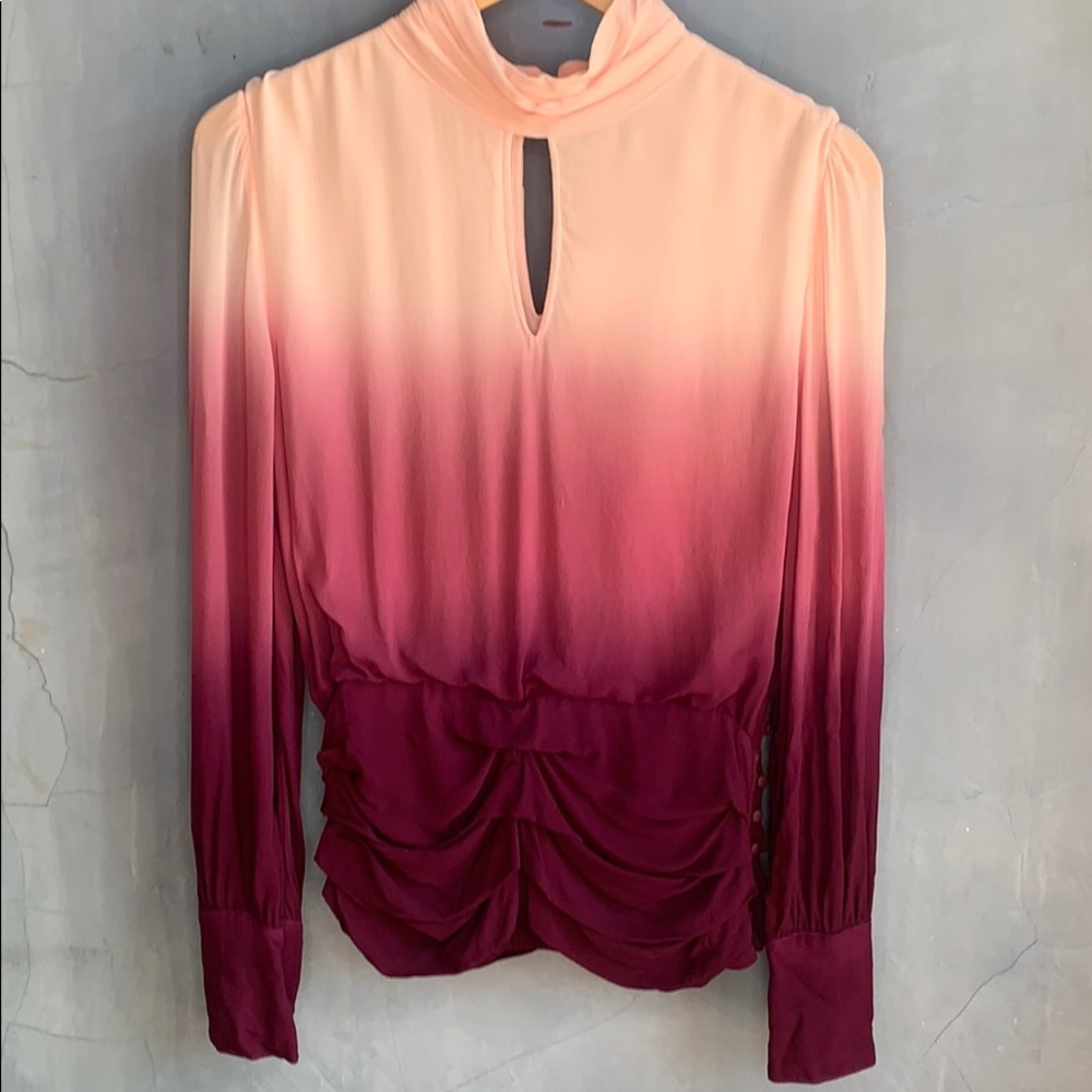 NWT Young Fabulous and Broke YFB Chiffon Blouse